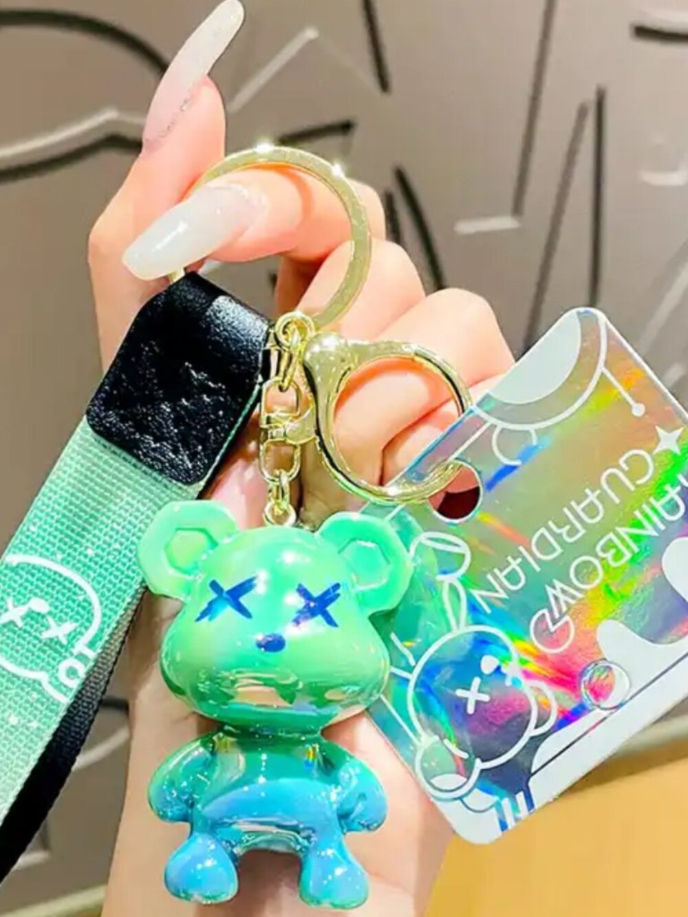 Shiny Bear Color Keychain B2 - Picture 6 of 8